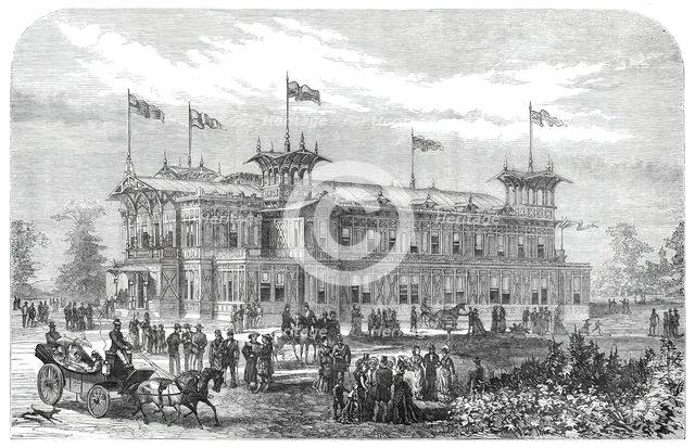 The American Centennial Festival Exhibition at Philadelphia, the Judges' Hall, 1876. Creator: Unknown.