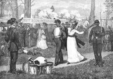 The American Centennial Festival Exhibition: scene in Fairmount Park, Philadelphia ..1876. Creator: Unknown