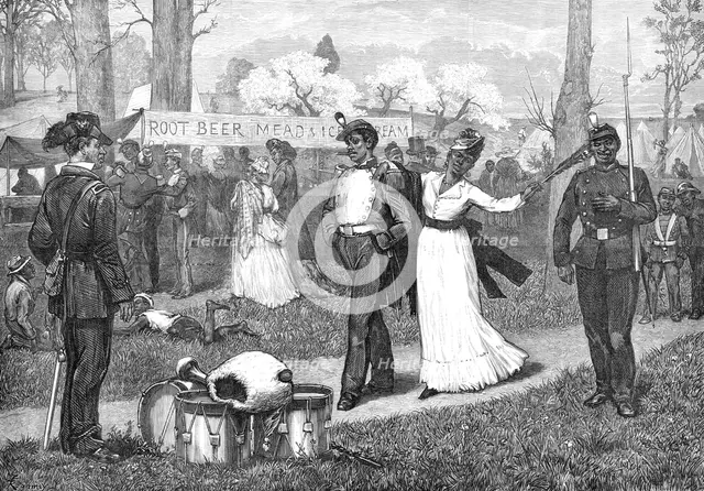 'The American Centennial Festival Exhibition: scene in Fairmount Park, Philadelphia'...1876. Creator: Unknown.