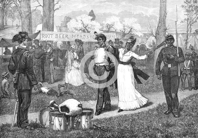 'The American Centennial Festival Exhibition: scene in Fairmount Park, Philadelphia'...1876. Creator: Unknown.