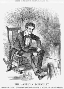 The American Difficulty 1861. Creator: Unknown