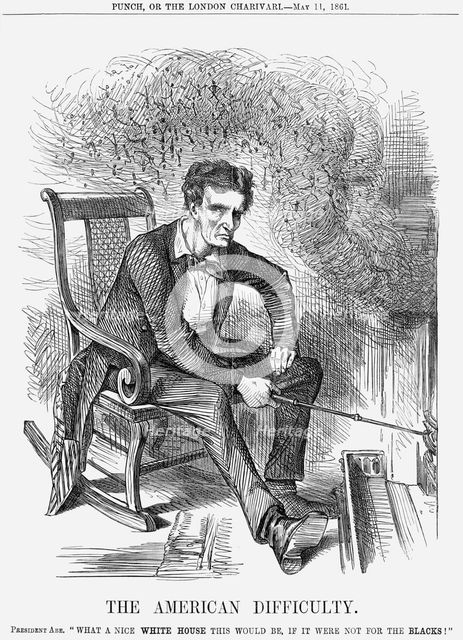 'The American Difficulty', 1861. Creator: Unknown.