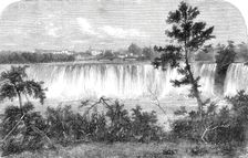 The American Falls, Niagara - from a photograph by the Stereoscopic Company, 1860. Creator: Unknown