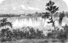 The American Falls, Niagara - from a photograph by the Stereoscopic Company, 1860. Creator: Unknown