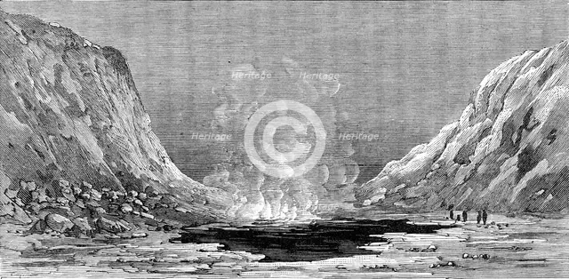 The American Franklin Search Expedition: open rapids, Back's River, 1881. Creator: Unknown.