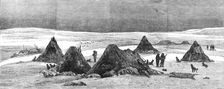 The American Franklin Search Expedition: autumn camp on King William's Land, 1881. Creator: Crane