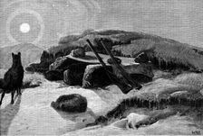 The American Franklin Search Expedition: an Arctic night's lodging, 1881. Creator: Unknown
