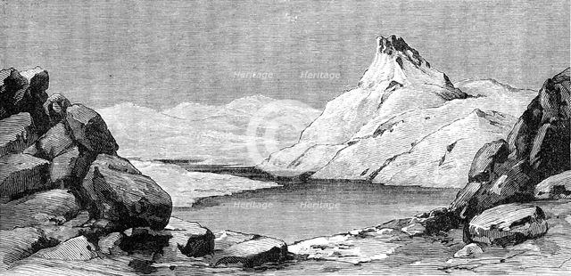 The American Franklin Search Expedition: Blackrock Hill, Stewart's Monument, 1881. Creator: Unknown.