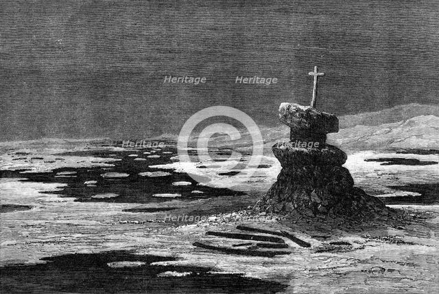 The American Franklin Search Expedition: boat place, Erebus Bay, 1881. Creator: Unknown.