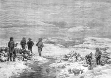 The American Franklin Search Expedition - grave of Lt. John Irving, R.N., 1881. Creator: Unknown