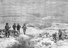 The American Franklin Search Expedition - grave of Lt. John Irving, R.N., 1881. Creator: Unknown