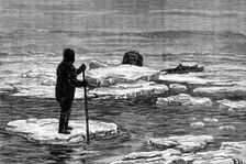 The American Franklin Search Expedition - ice breaking up, July 24, 1879, (1881). Creator: Frank Dadd