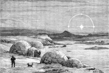 The American Franklin Search Expedition - Lake Daly, 1881. Creator: Frank Dadd