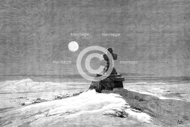 The American Franklin Search Expedition - Starvation Cove, 1881. Creator: Unknown.