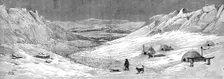 The American Franklin Search Expedition - scene on Hayes River, Big Bend, May 19, 1879, (1881). Creator: Unknown