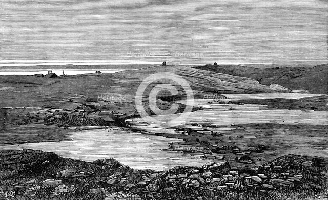The American Franklin Search Expedition - view in summer, King William's Land, 1870, (1881). Creator: Unknown.