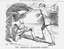 The American Gladiators - Habet! 1865. Artist: John Tenniel