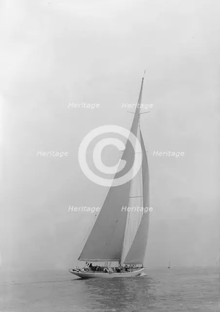 The American J-Class yacht 'Yankee', 1935. Creator: Kirk & Sons of Cowes.