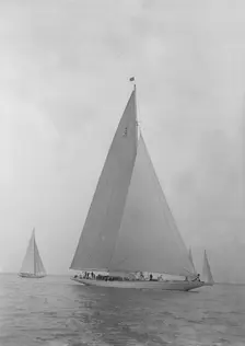 The American J-Class yacht Yankee 1935. Creator: Kirk & Sons of Cowes
