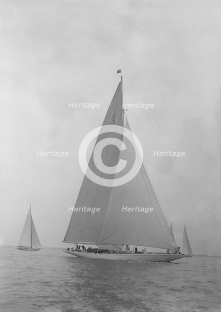 The American J-Class yacht 'Yankee', 1935. Creator: Kirk & Sons of Cowes.