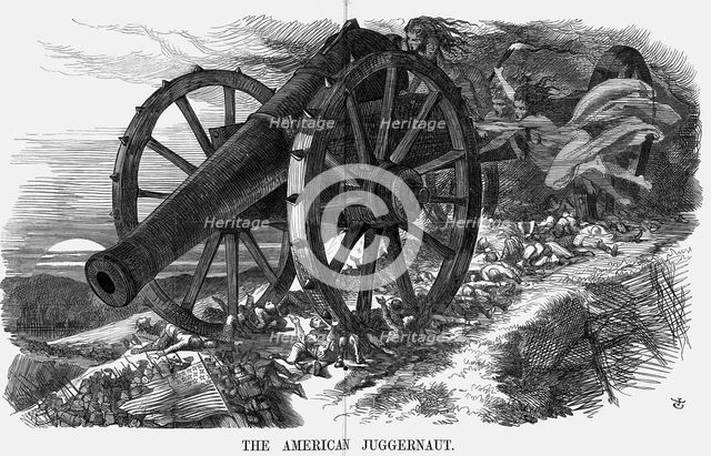 The American Juggernaut', 1864. Creator: John Tenniel.