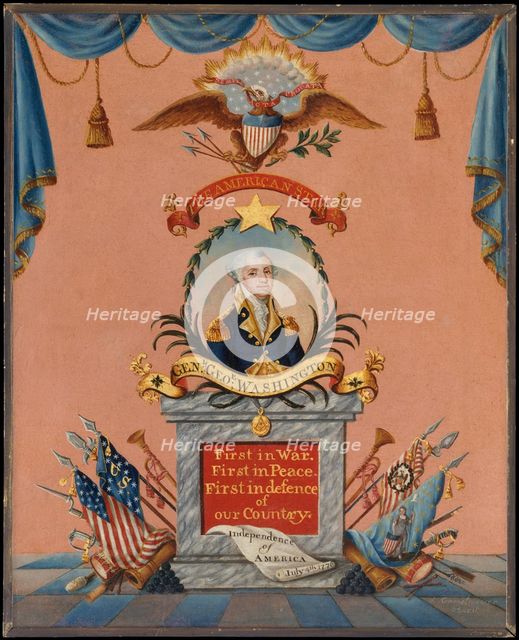 The American Star (George Washington), ca. 1803. Creator: Frederick Kemmelmeyer.