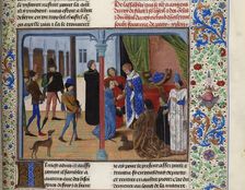 The Amiens Negotiations, 1392, ca 1470-1475. Creator: Anonymous
