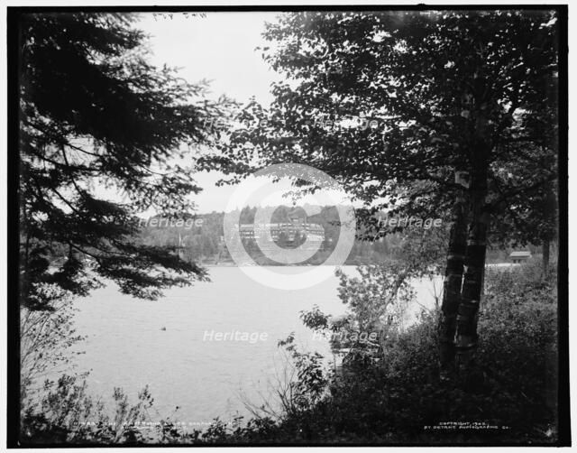 The Ampersand, Lower Saranac Lake, Adirondack Mountains, c1902. Creator: William H. Jackson.