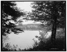 The Ampersand, Lower Saranac Lake, Adirondack Mountains, c1902. Creator: William H. Jackson