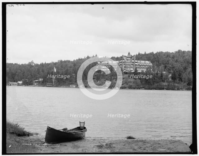 The Ampersand, Lower Saranac Lake, Adirondack Mountains, c1902. Creator: William H. Jackson.