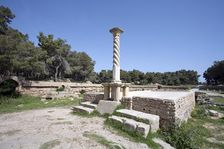 The amphitheatre at Carthage, Tunisia. Artist: Samuel Magal