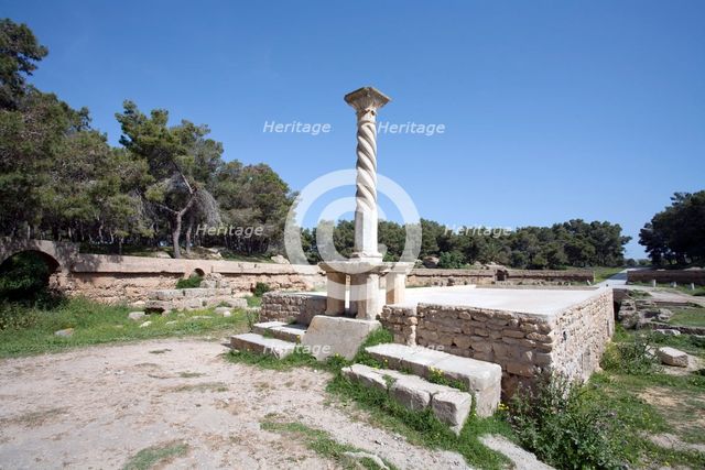 The amphitheatre at Carthage, Tunisia. Creator: Samuel Magal.