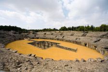 The amphitheatre at Italica, Spain, 2007. Creator: Samuel Magal