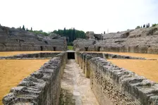 The amphitheatre at Italica, Spain, 2007. Creator: Samuel Magal