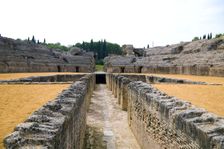 The amphitheatre at Italica, Spain, 2007. Creator: Samuel Magal