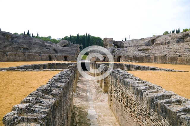 The amphitheatre at Italica, Spain, 2007. Creator: Samuel Magal.