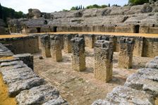 The amphitheatre at Italica, Spain, 2007. Creator: Samuel Magal