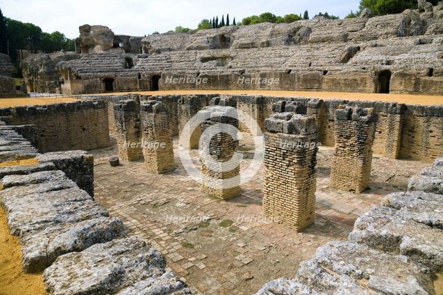 The amphitheatre at Italica, Spain, 2007. Creator: Samuel Magal.