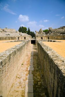 The amphitheatre at Italica, Spain, 2007. Creator: Samuel Magal