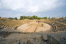 The amphitheatre at Merida, Spain, 2007. Creator: Samuel Magal