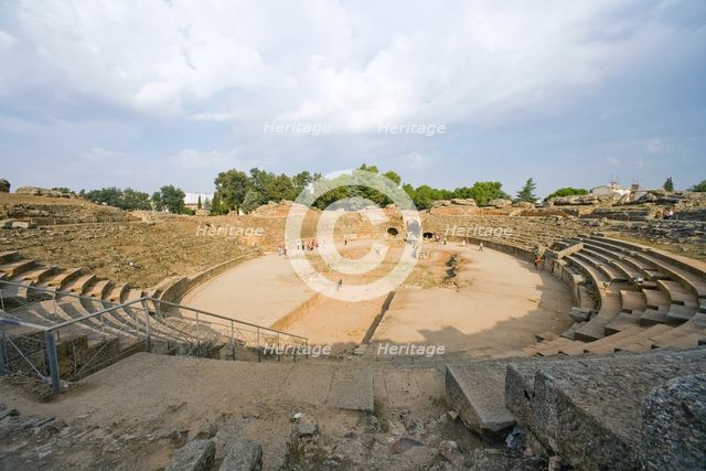 The amphitheatre at Merida, Spain, 2007. Creator: Samuel Magal.