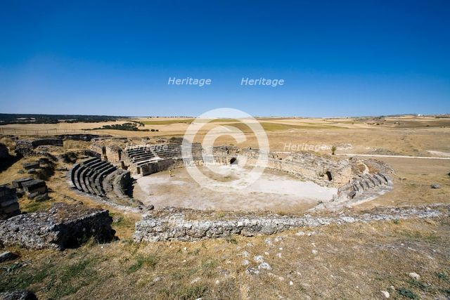 The amphitheatre at Segobriga, Spain, 2007. Creator: Samuel Magal.