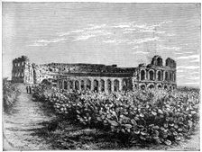 The amphitheatre of El Jemm c1890. Creator: F Meaulle