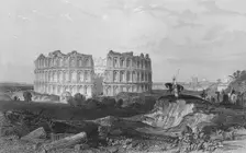 The Amphitheatre of El Jenn 1841. Artist: John Sands