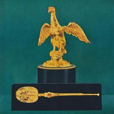 The Ampulla (or Golden Eagle) and the Spoon 1937. Creator: Unknown