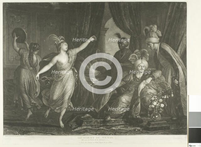 The Amusement of the Sultan, 1786. Creator: Michel-Honore Bounieu.