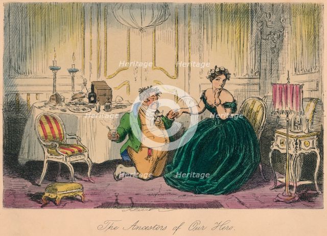 'The Ancestors of Our Hero', 1858. Artist: John Leech.