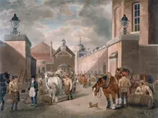 The Anchor Brewery, Mile End Road, Stepney, London, c1820. Artist: Anon