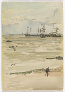 The Anchorage, 1882-1884. Creator: James Abbott McNeill Whistler