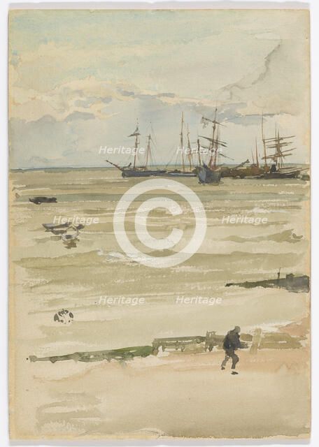 The Anchorage, 1882-1884. Creator: James Abbott McNeill Whistler.